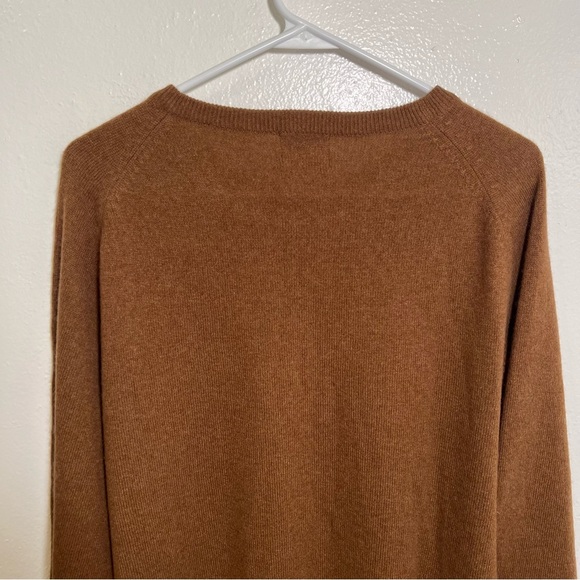 Vintage Basic Concepts Crewneck Sweater Tan Cashmere L - Picture 8 of 10